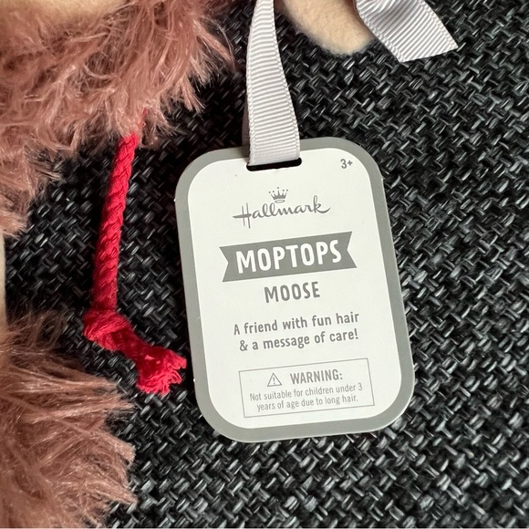 NWT Hallmark MopTops Moose Plush and Book - Picture 2 of 7
